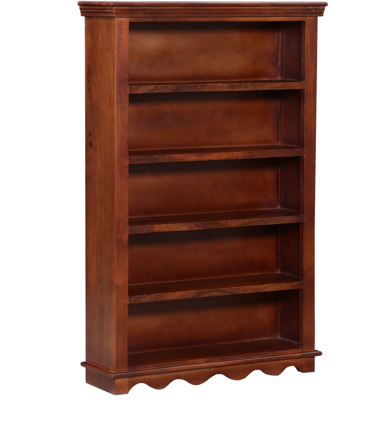 Benny Book Shelf Cum Display Unit in (Honey Oak Finish)